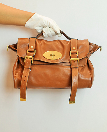 Alexa, £395, Handbags, Tan, Leather, Front view